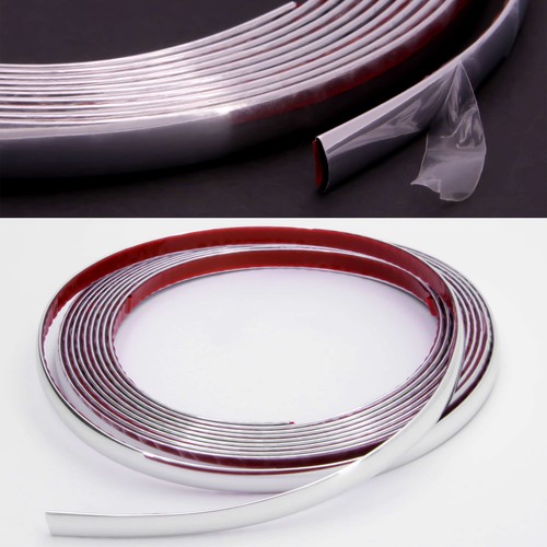 Zierleiste 10mm chrom - 10mm, 5m
